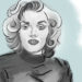 Skizze Marilyn Monroe