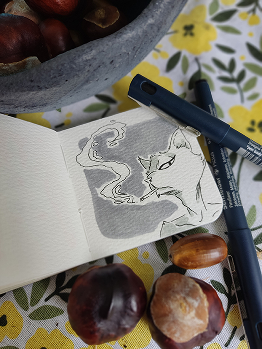 Zeichnung aus dem Sketchtober 2024