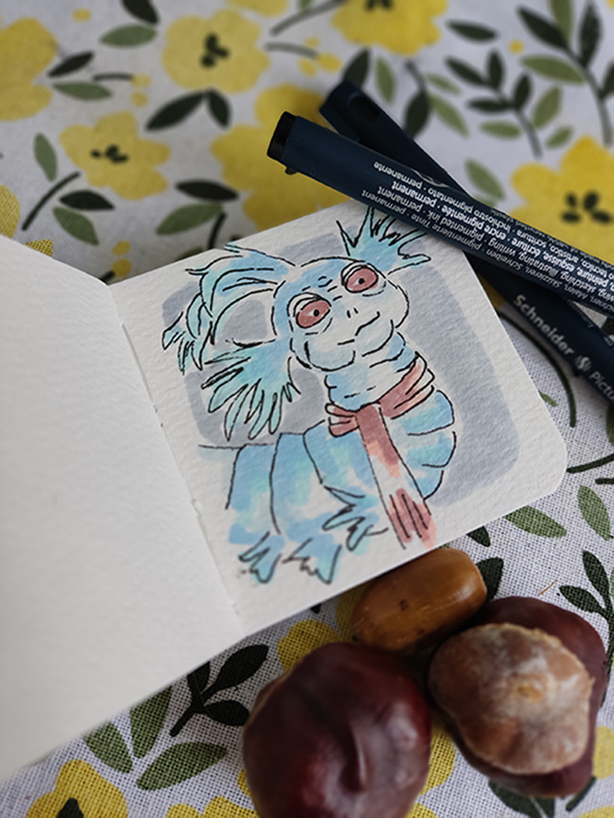 Zeichnung aus dem Sketchtober 2024