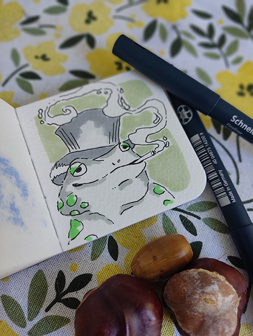 Zeichnung aus dem Sketchtober 2024